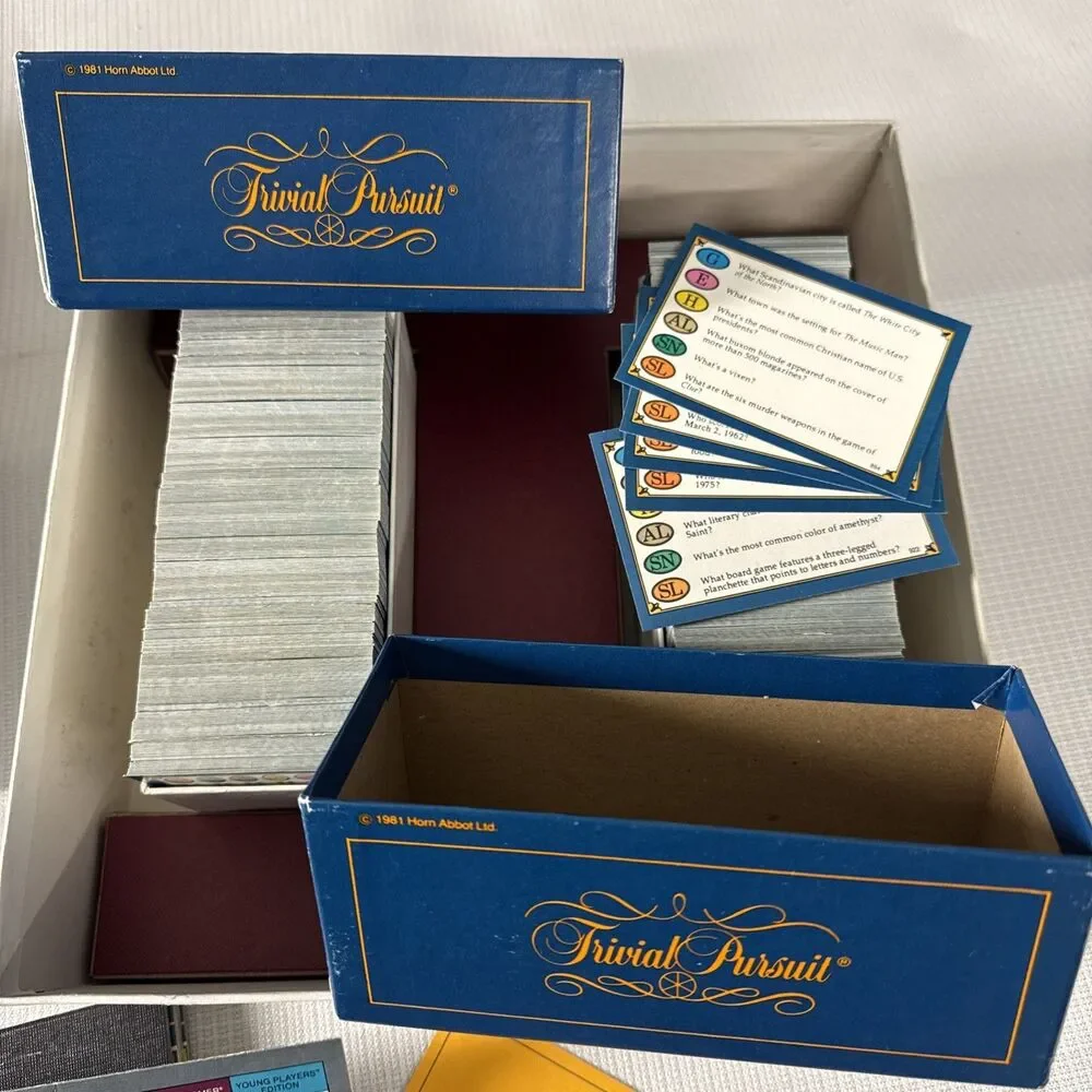 Vintage 1981 Original Trivial Pursuit Master Game Genus Edition -Nearly Complete